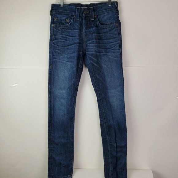True Religion Men's Dean Tapered Jeans Slim Fit 28